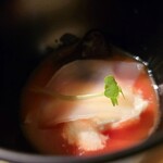 きのこ料理 創士庵 - 奈良五條産の白いキクラゲとチーズ豆腐を トマトソースで