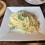 Kitchen TOMCAT - 桜エビと空豆のクリームソース