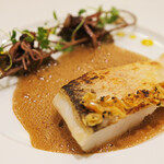 アマラントス - ディナーコース 36300円 の白甘鯛 ホタルイカ ブイヤベース