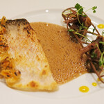 アマラントス - ディナーコース 36300円 の白甘鯛 ホタルイカ ブイヤベース