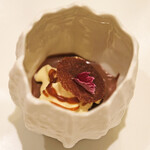 アマラントス - ディナーコース 36300円 のショコラ キャラメル マスカルポーネ