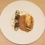 アマラントス - ディナーコース 36300円 の白甘鯛 ホタルイカ ブイヤベース