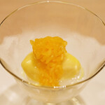 アマラントス - ディナーコース 36300円 の八丈島フルーツレモン