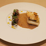 アマラントス - ディナーコース 36300円 の白甘鯛 ホタルイカ ブイヤベース