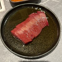 #ヒロキヤ六本木 - レバー　定番のごま油で幸せ☺️