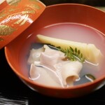 道人 - お椀　蛤と筍