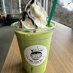 カフェ シエロ ブルー - ドリンク写真:Wチョコ抹茶フロート 700円
