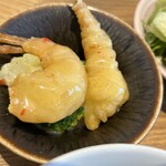 和カフェyusoshi - 海老とブロッコリーのチリマヨ