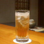 日本料理 幸庵 - 自家製梅酒ソーダ割り