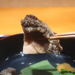 日本料理 幸庵 - 鮑リフトアップ