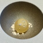 RISTORANTE OZIO - 　前菜　白ワインのジュレ