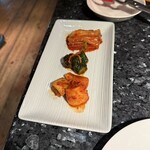 大昌園 - 盛り合わせキムチ3種