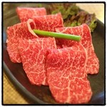 子供用にオーダーした味付け無しのランプ。味付け無しでも肉の旨味が濃厚なので十分旨い。ワサビ醤油で食べたら最高でした