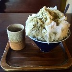 日の出園  - ほうじ茶金時ミルクです