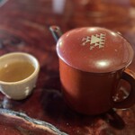 手打そば 車家 - 蕎麦湯