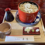 手打そば 車家 - せいろ二枚重ね