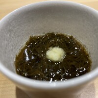 鮨 四心 - 先付　青森のもずく酢