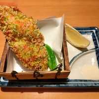 大山鶏と鮮魚 居酒屋 まいか - 鰆の変わり衣揚げ