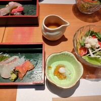 大山鶏と鮮魚 居酒屋 まいか - 先付、造里、冷菜
