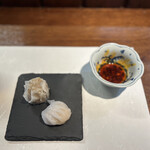 中華料理 おぎわら - 2種の点心　海老餃子と肉焼売