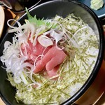 本まぐろと名古屋飯 花かるた - 本まぐろの中落ち丼@1,188