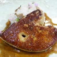 神戸牛炉釜炭焼ステーキ IDEA 銀座 - フォアグラソテー