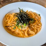 木旺舎 市原店 - 生ホタテとウニのクリームパスタ