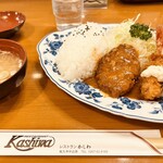 レストランかしわ - Aプレート全景