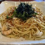 ぱすたや然流 - 魚介とWニンニク塩味