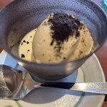 ぱすたや然流 - 豆乳プリンに黒糖アイス