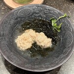 博多おでん自然薯 ちかっぱ堂 - 【イカ真丈と生海苔おでん】