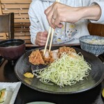 とんかつぼたん - 三元豚厚切りロースカツ1700円（10食限定）