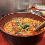 ちょっと安めなホルモン 焼肉ここから - ユッケジャンスープ