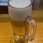 小倉食堂 TSUDA屋 - 晩酌セットの生ビール