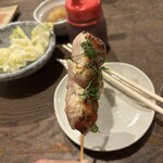 鳥一番 - 鶏むねたたきアップ