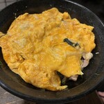 鳥一番 - 親子丼のオムレツオープン！