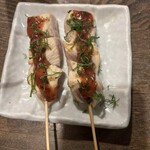 鳥一番 - 鶏むねたたきです。さっぱりしてて美味しい！