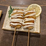 鳥一番 - せせり南蛮。炭酸系のお酒がベストマッチ。