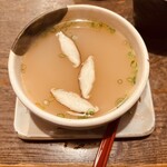 鳥一番 - ピリスープ。ピリ辛で締めにピッタリ