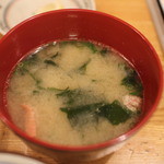 とんかつ 武蔵 - 2014/7 味噌汁