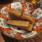鳥扇 - 新ごぼう醤油漬け