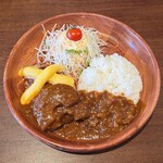 びっくりドンキー - パインカリーバーグディッシュ（＋チーズ）