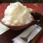 さるや - 氷室の氷(黒蜜白玉)