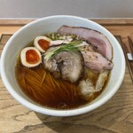 せいめん 未さく - 特製　香る鶏醤油ラーメン