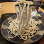 打心蕎庵 - ややグレーがかったホシのある十割蕎麦♪