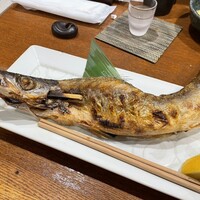 海鮮原始焼 ろば炭魚 赤羽本店 - カマス原始焼き
