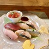 和食人の店 すしカフェ 健 - 料理写真:初鰹、中とろ、鯛、鰆、春鰹、しめ鯖、鰯