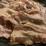 元氣七輪焼肉 牛繁 - ランチ→大盛りカルビ200g