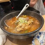 炭焼 金竜山 - ユッケジャンスープ