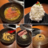 生粋 - 食べ方色々、締めのそうめん！本締めのかき氷！共に美味しかったです！